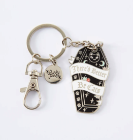 Punky Pins Punky Pins - There'd better be cats - Keyring