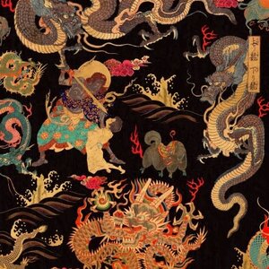 Mind the Gap Behang Dragons of Tibet - 156 x 300 cm