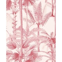 Behang Palmera Cubana Pink - 156 x 300 cm