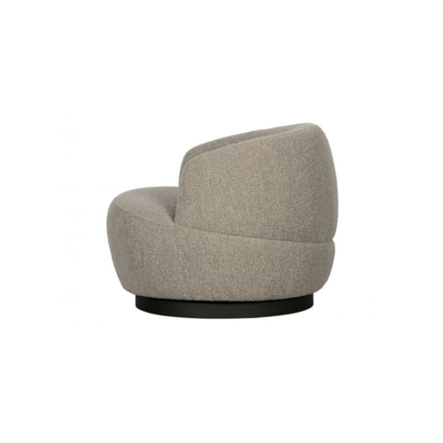 Draaifauteuil Woolly - bouclé naturel