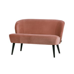 Sara bankje 2-zit velvet (5 kleuren)