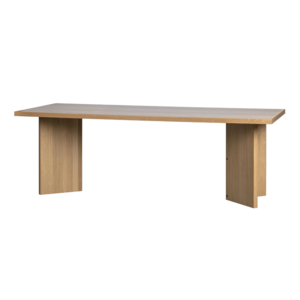 vtwonen Eettafel Angle L220 cm - eikenhout fineer