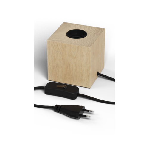 Lampvoet Kubus - Hout Lampvoet Kubus - Hout