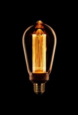 Lamp Edison kooldraad LED 3 stappen dimbaar goud amber E27