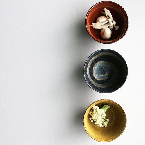 HKliving Set van 3 Japanese Matcha bowls