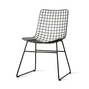 HKliving Stoel Metal Wire - Black HKliving Stoel Metal Wire - Black