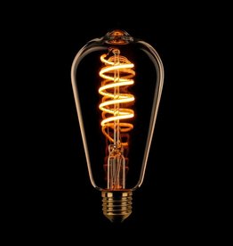 LED Lamp Edison filament spiraal - 3 stappen dimbaar - E27