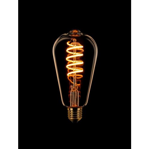 LED Lamp Edison filament spiraal - 3 stappen dimbaar - E27 LED Lamp Edison filament spiraal - 3 stappen dimbaar - E27