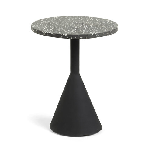 Bijzettafel Outdoor Terrazzo zwart Bijzettafel Outdoor Terrazzo zwart