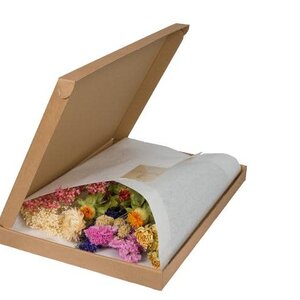 Droogbloemen multicolour in cadeaubox Droogbloemen multicolour in cadeaubox