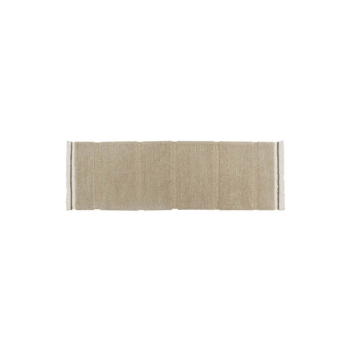Lorena Canals Vloerkleed Steppe 80 x 230 cm- Woolable Sheep Beige Runner Lorena Canals Vloerkleed Steppe 80 x 230 cm- Woolable Sheep Beige Runner