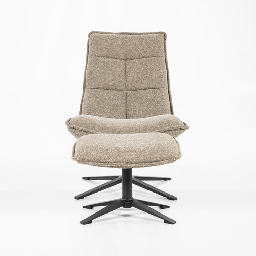 Relax Fauteuil met voetenbank - Beige