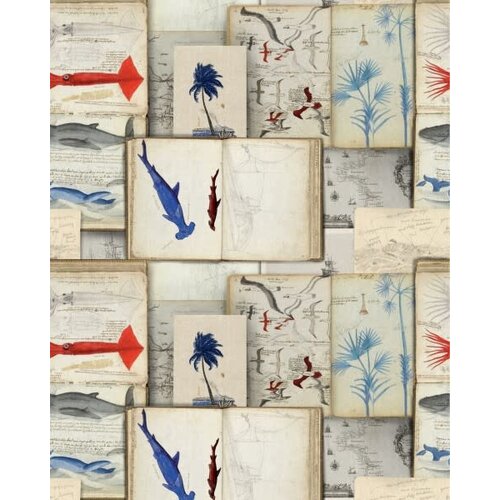 Mind the Gap Behang Seaman's Journal - 156 x 300 cm