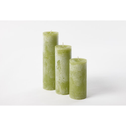 DekoCandle Stompkaars Ø 7 x 10 cm - Apple Green DekoCandle Stompkaars Ø 7 x 10 cm - Apple Green