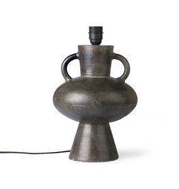 HK Living Lampvoet Stoneware charcoal