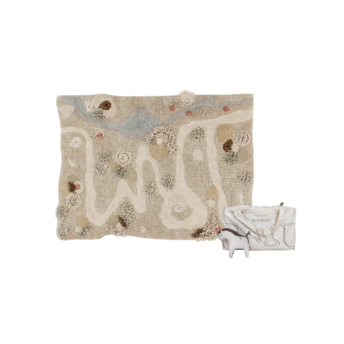 Lorena Canals Speeltapijt Path of Nature (incl. knuffel) - wasbaar 120 x 160 cm Lorena Canals Speeltapijt Path of Nature (incl. knuffel) - wasbaar 120 x 160 cm
