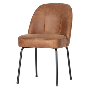 Woood Stoel Vogue - Leer Cognac Woood Stoel Vogue - Leer Cognac