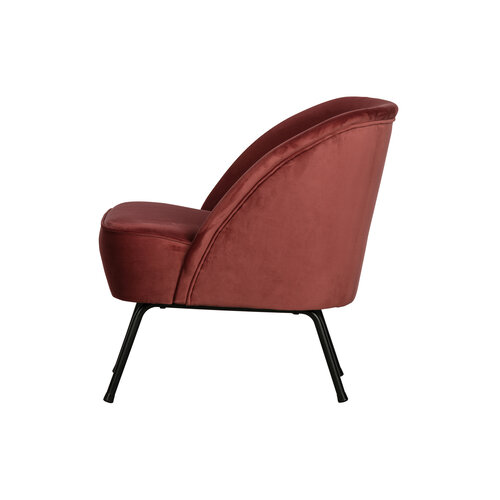 Fauteuil vogue velvet - Chestnut