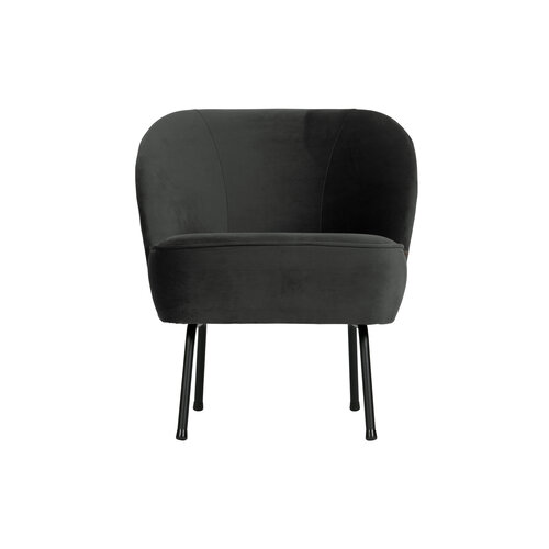 Fauteuil vogue velvet - Zwart