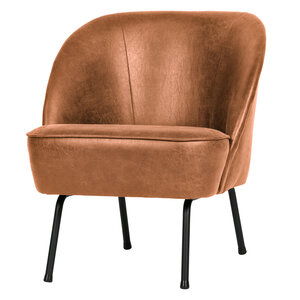 Fauteuil vogue - leer Cognac