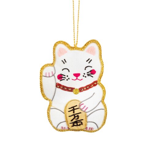 Kersthanger Zari Lucky Cat