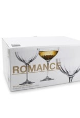 set van 6 - Champagneglas 21cl coupe Romance
