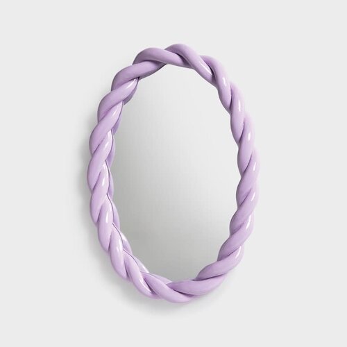 &Klevering Spiegel Braid Oval - lila &Klevering Spiegel Braid Oval - lila