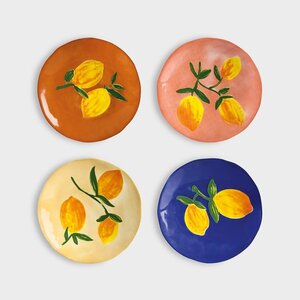 &Klevering Borden Ø 16 (Set van 4) - Lemon