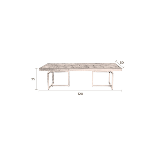 Dutchbone Salontafel Class - Brown