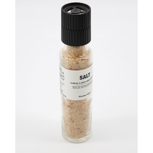 Nicolas Vahe Salt, Garlic & Red Pepper - 325g Nicolas Vahe Salt, Garlic & Red Pepper - 325g