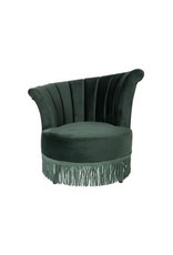 Dutchbone Lounge Chair Flair - Dark Green