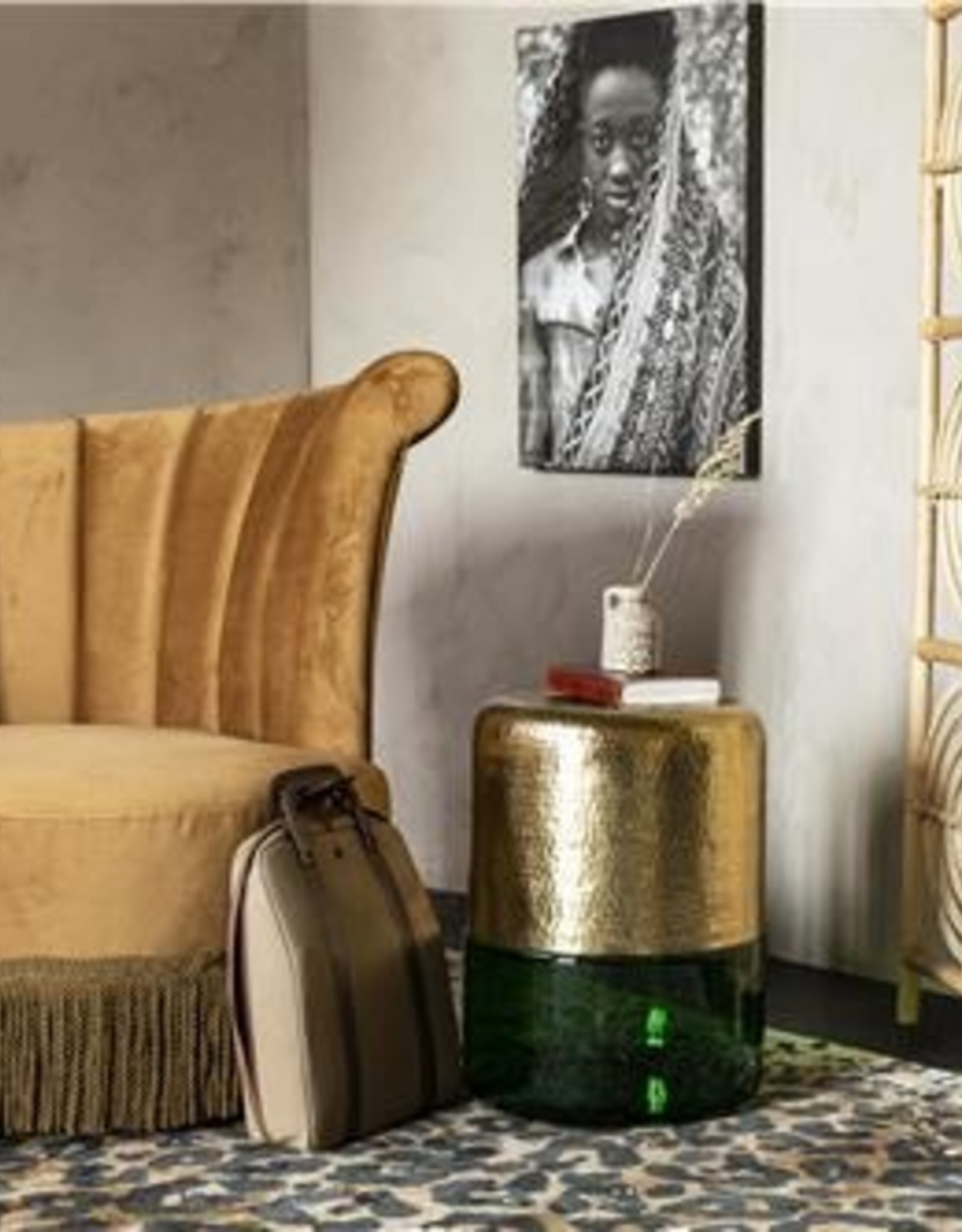 Dutchbone Lounge Chair Flair - Golden Brown