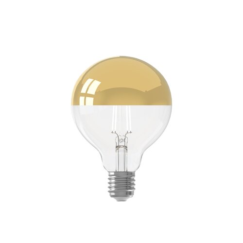 LED Lamp Globe Spiegelkop Goud Filament E27