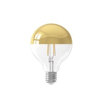 LED Lamp Globe Spiegelkop Goud Filament E27