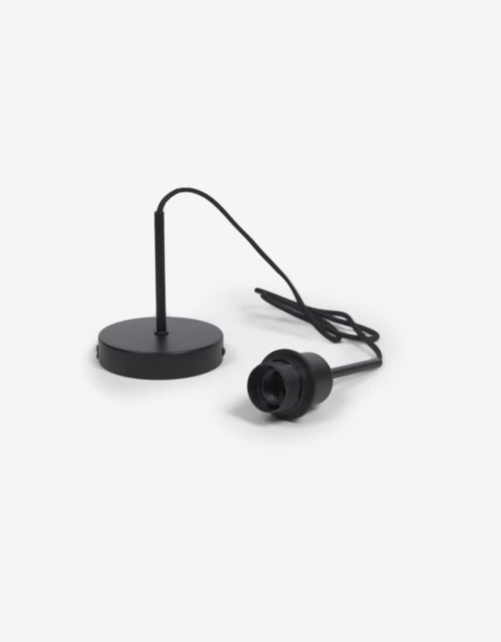 Hanglamp/Pendule voor lampenkap - zwart