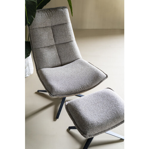 Relax Fauteuil met voetenbank - Beige