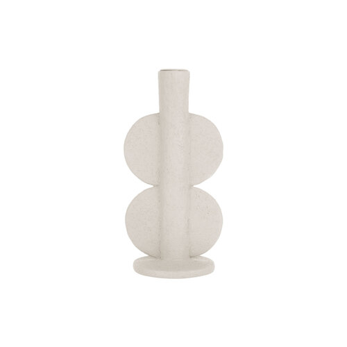 Kandelaar Double Bubble polyresin - ivory Kandelaar Double Bubble polyresin - ivory