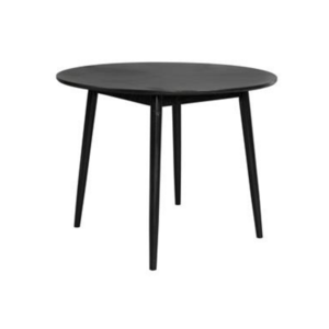 Zuiver Eettafel Fabio - Eikenfineer Zwart Ø100 cm