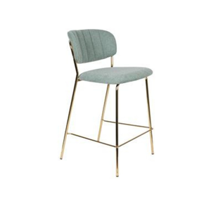 Barstoel Jolien - Gold/Light green Barstoel Jolien - Gold/Light green