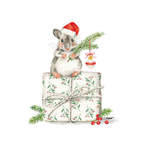 Servetten 25x25 cm - Christmas Fridolin Servetten 25x25 cm - Christmas Fridolin