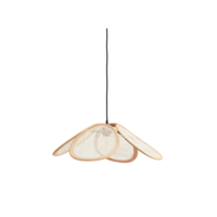 Hanglamp Butterfly - rotan/linnen