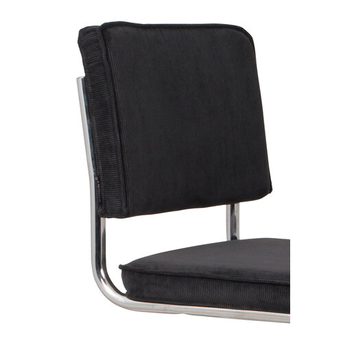 Zuiver Ridge Kink Stoel - Black Rib Zuiver Ridge Kink Stoel - Black Rib