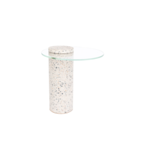 Bijzettafel Rosalina - Terrazzo Wit