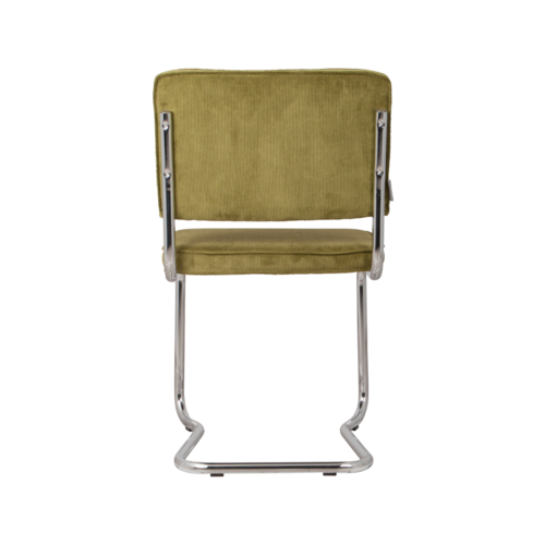 Zuiver Ridge Kink Stoel - Green Rib Zuiver Ridge Kink Stoel - Green Rib
