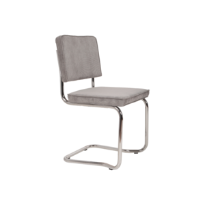 Zuiver Ridge Kink Stoel - Cool Grey Rib Zuiver Ridge Kink Stoel - Cool Grey Rib
