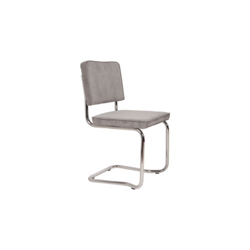Zuiver Ridge Kink Stoel - Cool Grey Rib Zuiver Ridge Kink Stoel - Cool Grey Rib