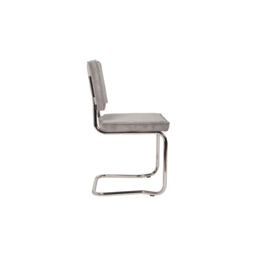 Zuiver Ridge Kink Stoel - Cool Grey Rib Zuiver Ridge Kink Stoel - Cool Grey Rib