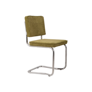 Zuiver Ridge Kink Stoel - Green Rib Zuiver Ridge Kink Stoel - Green Rib