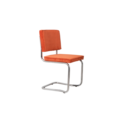 Zuiver Ridge Kink Stoel - Orange Rib