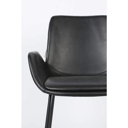 Zuiver Brit Stoel - Black Leather